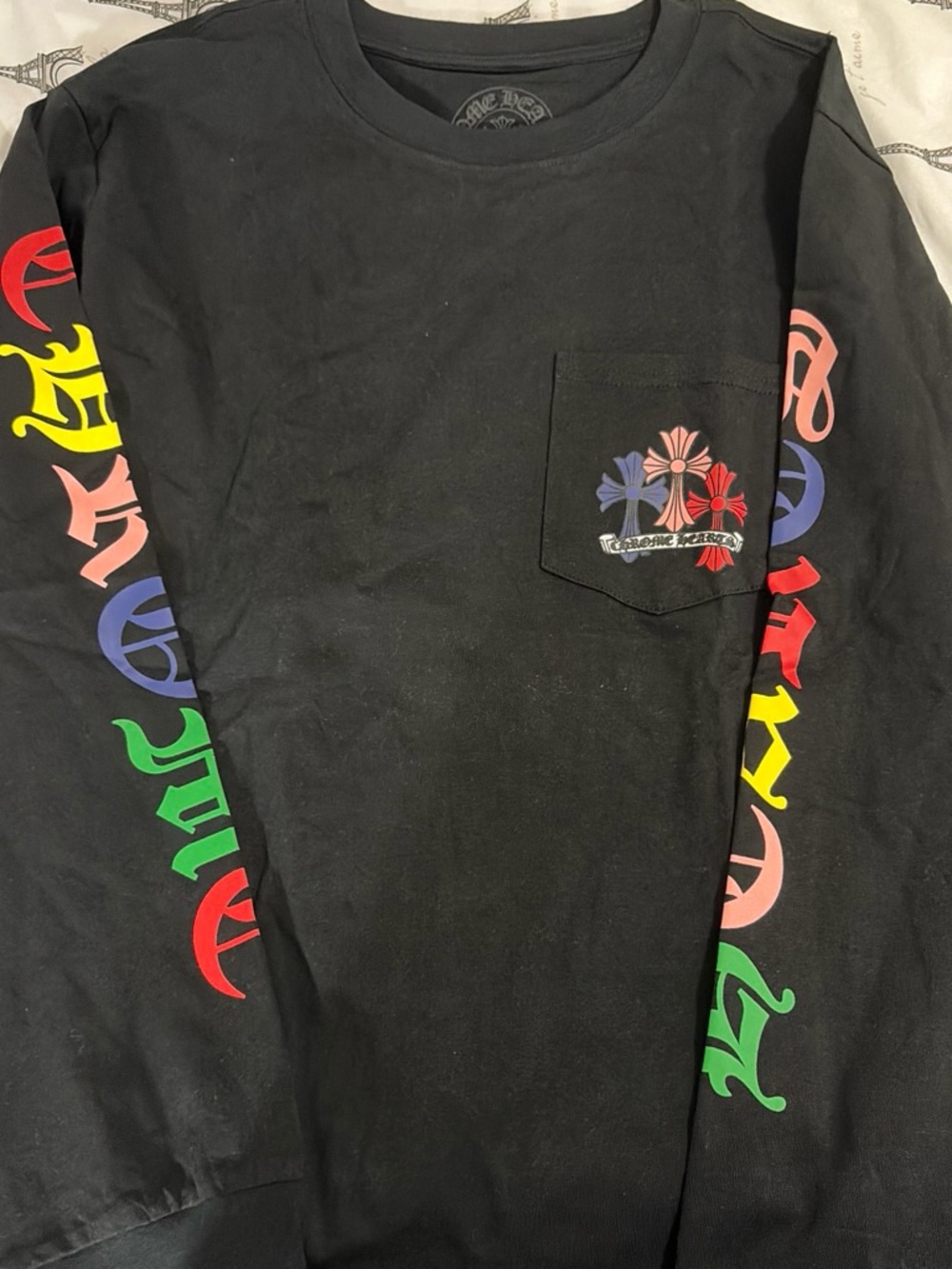Chrome Hearts rainbow long sleeve